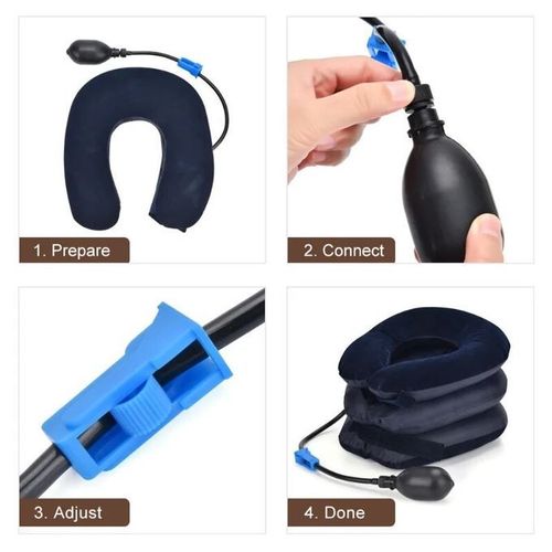 Adjustable Inflatable Traction Neck Stretcher Pain Relief