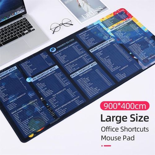 900*400mm Oversized Mouse Pad Starry Sky Anti-slip Keyboard Pad Desk Mat