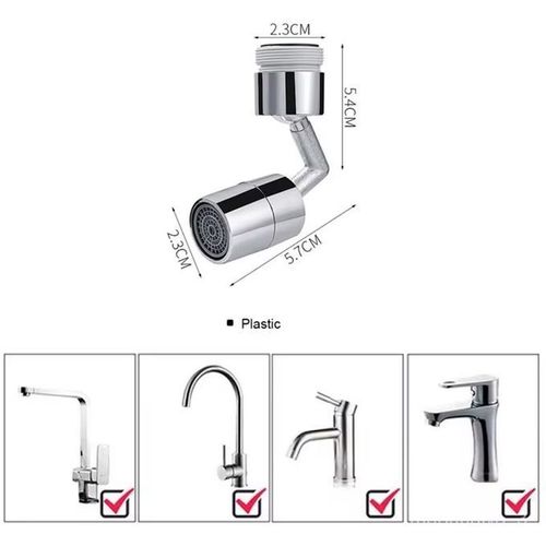 720 Degree Rotation Swivel Faucet Splash-proof Outer Joint