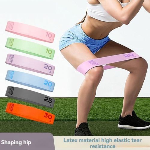 Yoga Latex Tension Exercise Band(6-pack)