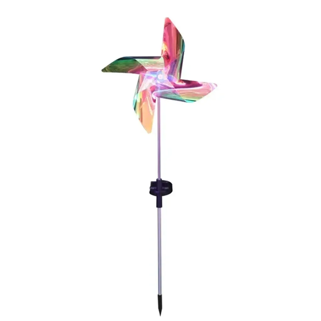 Garden Solar Windmill Light