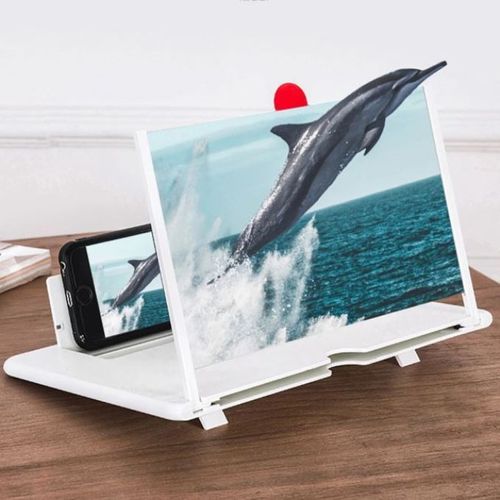 12 Inch Folding Phone Screen Magnifier-White