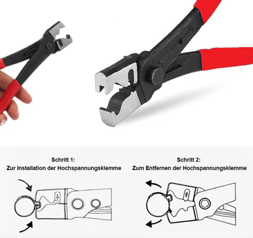 Pipe bundle pliers for cars