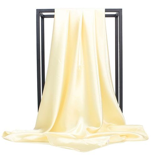 Satin Imitation Silk Scarf Shawl Ladies Headscarf