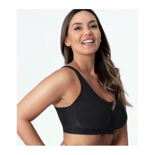 Crop Tank Top Bra Workout Underwear - Black