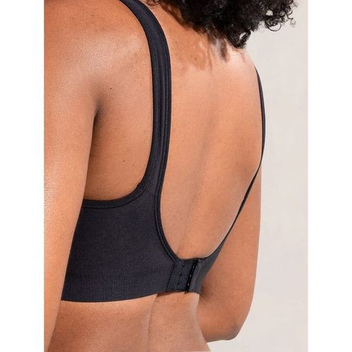 Crop Tank Top Bra Workout Underwear - Black
