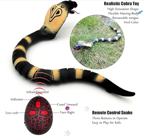 🐍Tricky Toys -Remote control Naja snake toy