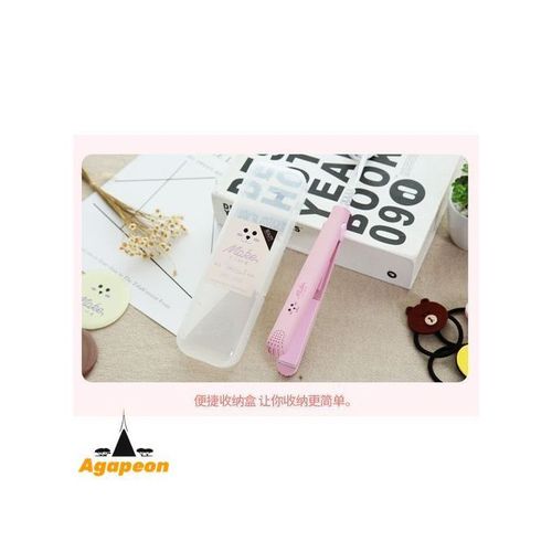 Agapeon Mini Hair Straightener - Super Portable - Pink
