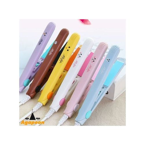 Agapeon Mini Hair Straightener - Super Portable - Pink