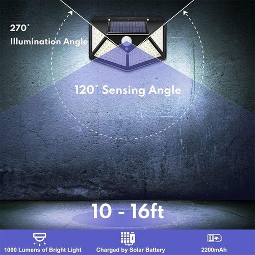 100 LED security light Original Super High LED Solar Motion Sensor Security Lamp