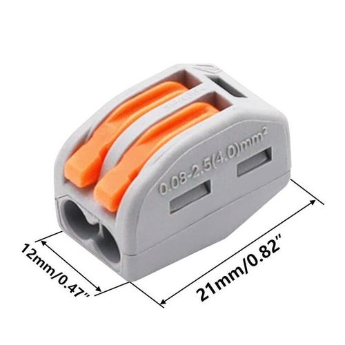 20PCS Lever Wire Nut Connectors,Compact Splicing Wire Connector,for Quick Wiring 28-12 AWG