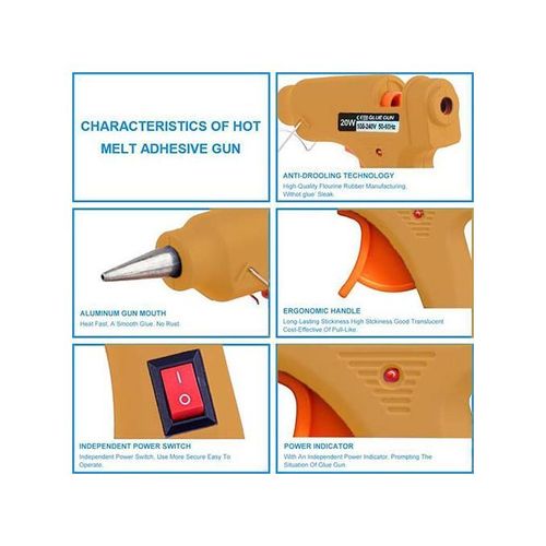 20W Hot Melt Glue Gun - Strong Bonding