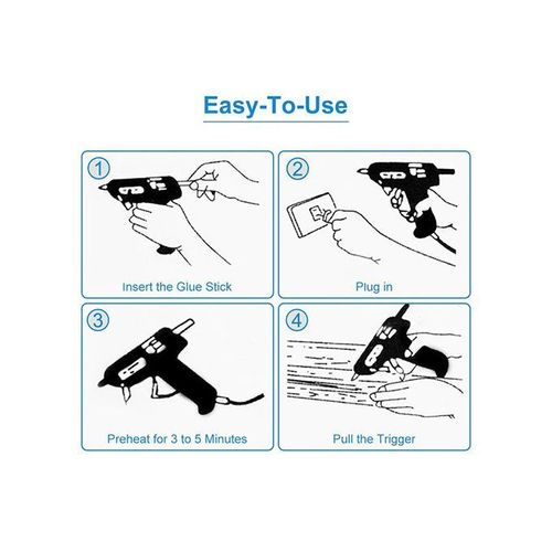 20W Hot Melt Glue Gun - Strong Bonding