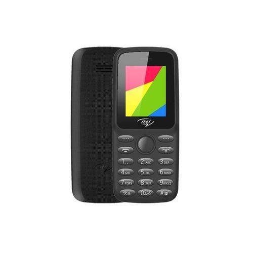 itel 2163 Wireless FM Torchlight Dual SIM - Black