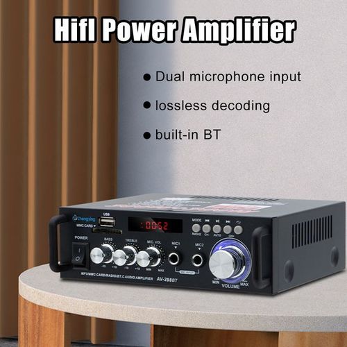 220V 12V 600W Bluetooth HiFi Audio Stereo Power Amplifier