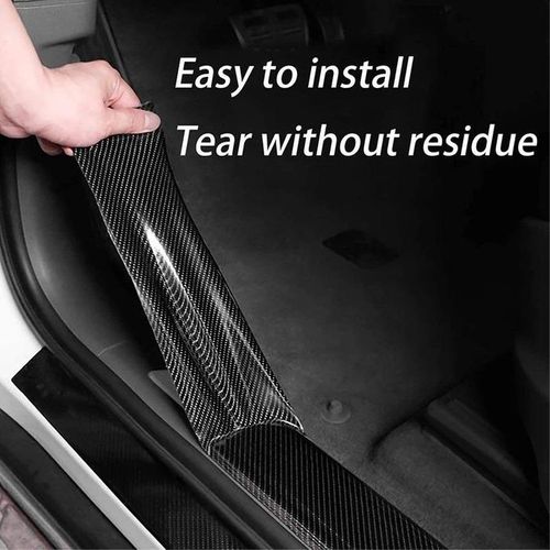 5D Carbon Fiber Car Frame Anti Scratch Sticker