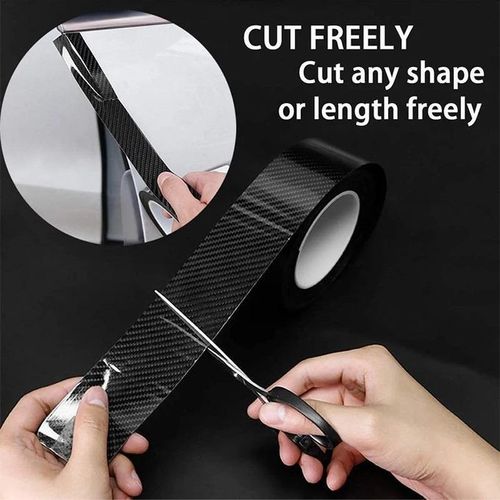 5D Carbon Fiber Car Frame Anti Scratch Sticker