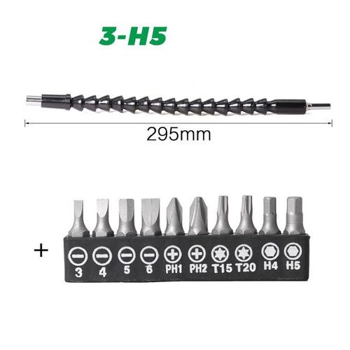 Flexible drill extension kit