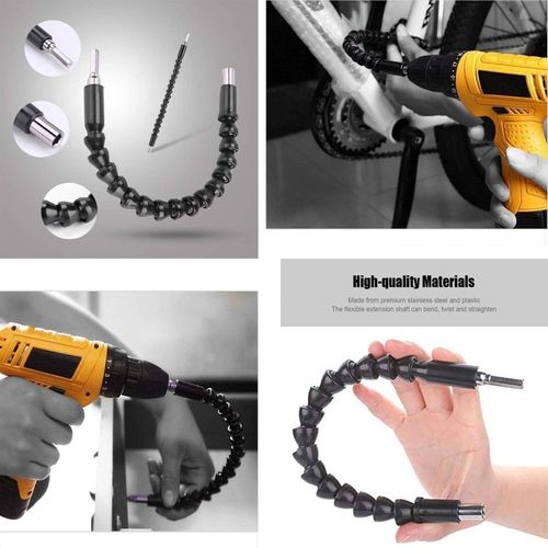 Flexible drill extension kit