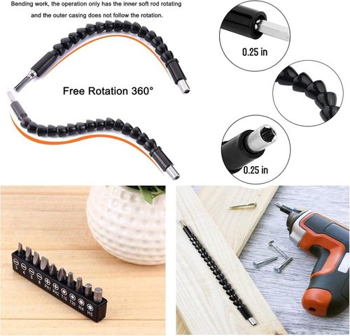 Flexible drill extension kit