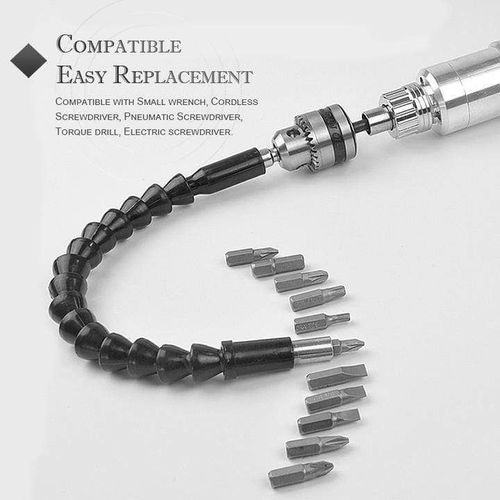 Flexible drill extension kit