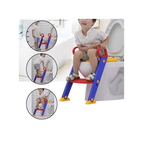 Foldable Children Toilet Potty Seat Training Ladder Chair