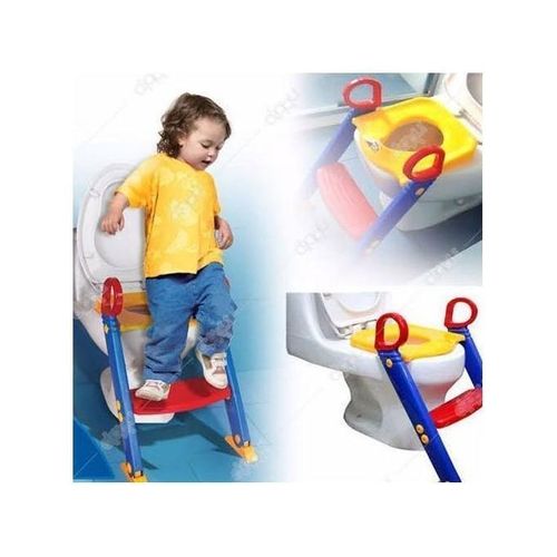 Foldable Children Toilet Potty Seat Training Ladder Chair