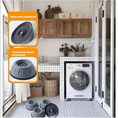4pcs Anti-Vibration Feet Pads Washing Machine Anti-Vibration Fixed Anti-Slip Pad