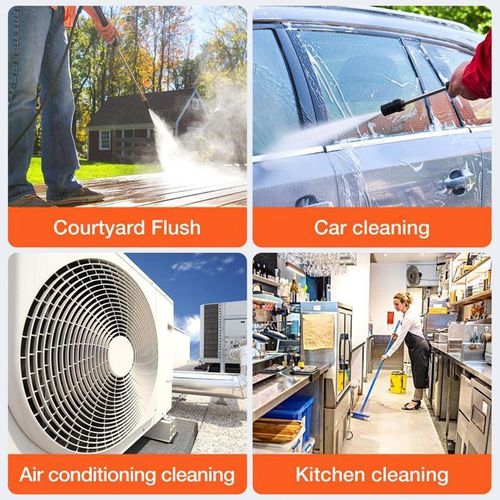 20V 60Bar 300W Cordless High Pressure Car Washer Pressure Spray Gun