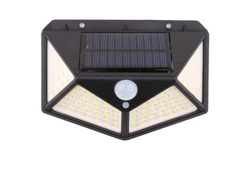 Mythco 100 LEDs Solar Outdoor Lights With Motion Sensor 2 Pack