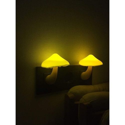 Mythco Sensor LED Night Lights Cute Mushroom Wall Lamps