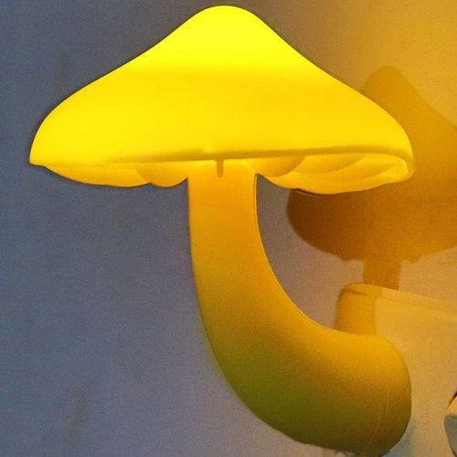 Mythco Sensor LED Night Lights Cute Mushroom Wall Lamps