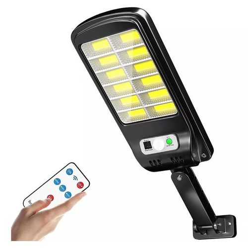 Mythco 120COB Solar Wall Ligt With Motion Sensor And Remote Control 3 Modes