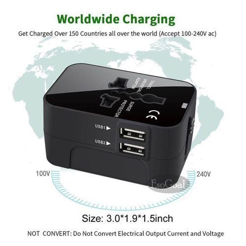 Multi-Outlets Travel All In 1 Universal Adapter