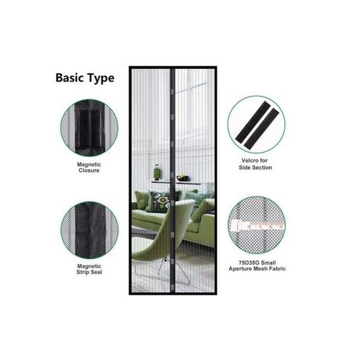 Anti-mosquito Magnetic Screen Door Automatic Closing Screen