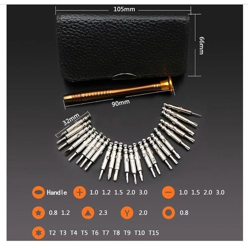 Mini Precision Screwdriver Set 25 In 1 Repair Tools Kit For IPhone Camera Watch Tablet PC