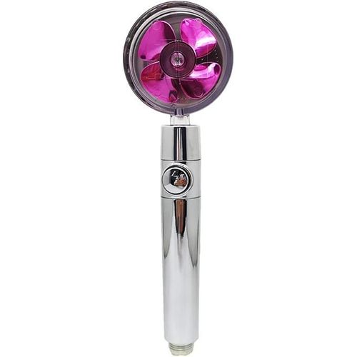 Turbocharged Shower Head& One-button Water Stop -Silver