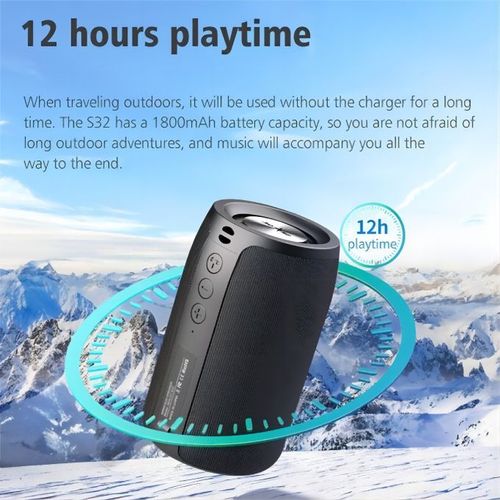Zealot S32 Bluetooth Speaker Portable 3D Stereo Soundwoofer