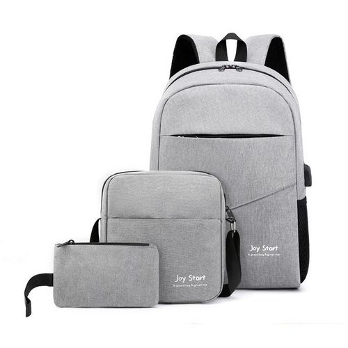 3 PCS Men Bags Backpacks School Bags Laptop Bags Satchel