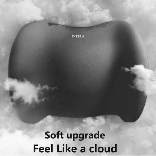 2pcs Car Headrest + Backrest Cushion, Car Interior, Sponge Neck Pillow
