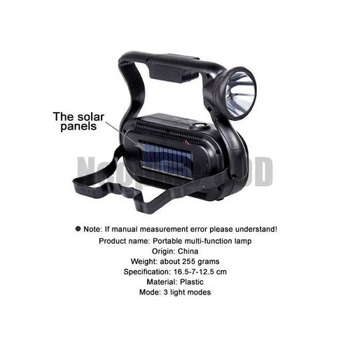 Rechargeable Torch - Solar Powered
