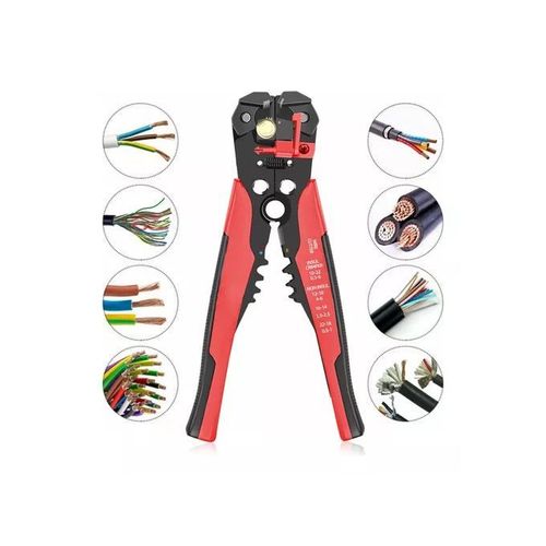 Mythco Self Adjusting Wire Stripper, Black-Red