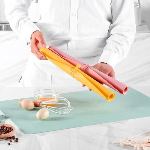 Silicone Baking Mat Band Scale Rolling Pad - Green