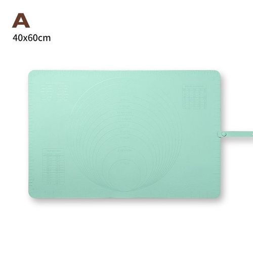 Silicone Baking Mat Band Scale Rolling Pad - Green