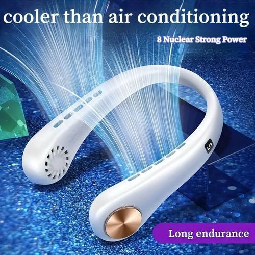 Neck Fan Rechargeable Hanging Portable Bladeless Adjustable