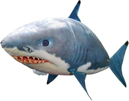 RC Shark Balloon, Flying Fish, RC Flying Inflatable RC Inflatable Balloon, Gift Party Decoration Balloon (Blue Shark)