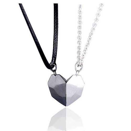 2 In 1 Couples Heart Necklace