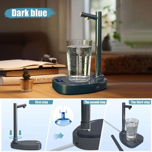 Automatic Electric Rechargeable Water Dispenser Pump - Blue