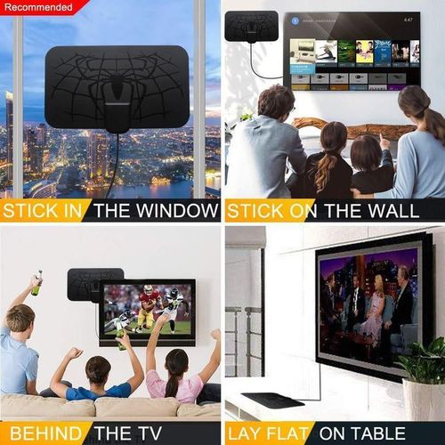 EAGEAT 3600Miles Digital Antenna TV Indoor Signal Amplifier 4K UHD