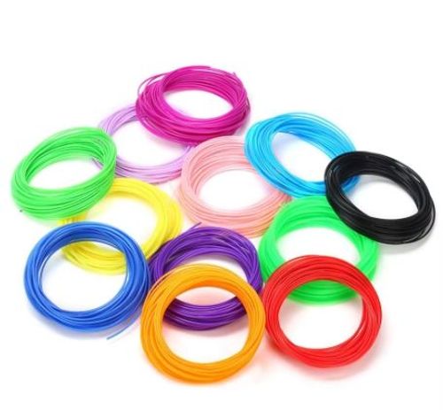 3D printer pen with LED display with 15 colours x PLA 3m consumables
